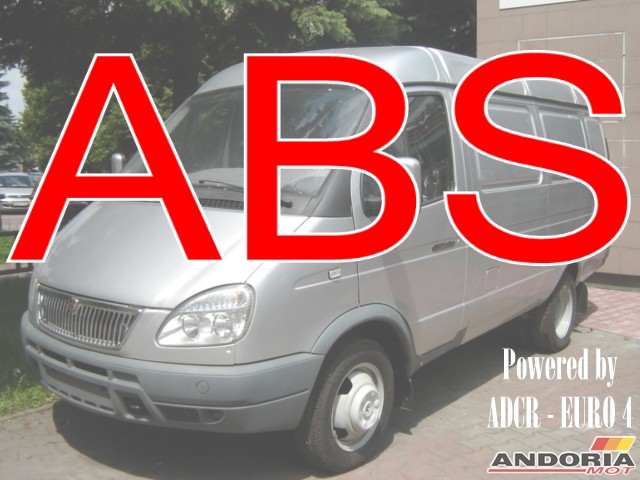 ABS pro GAZ / RAG - GAZelle s motorem EURO4